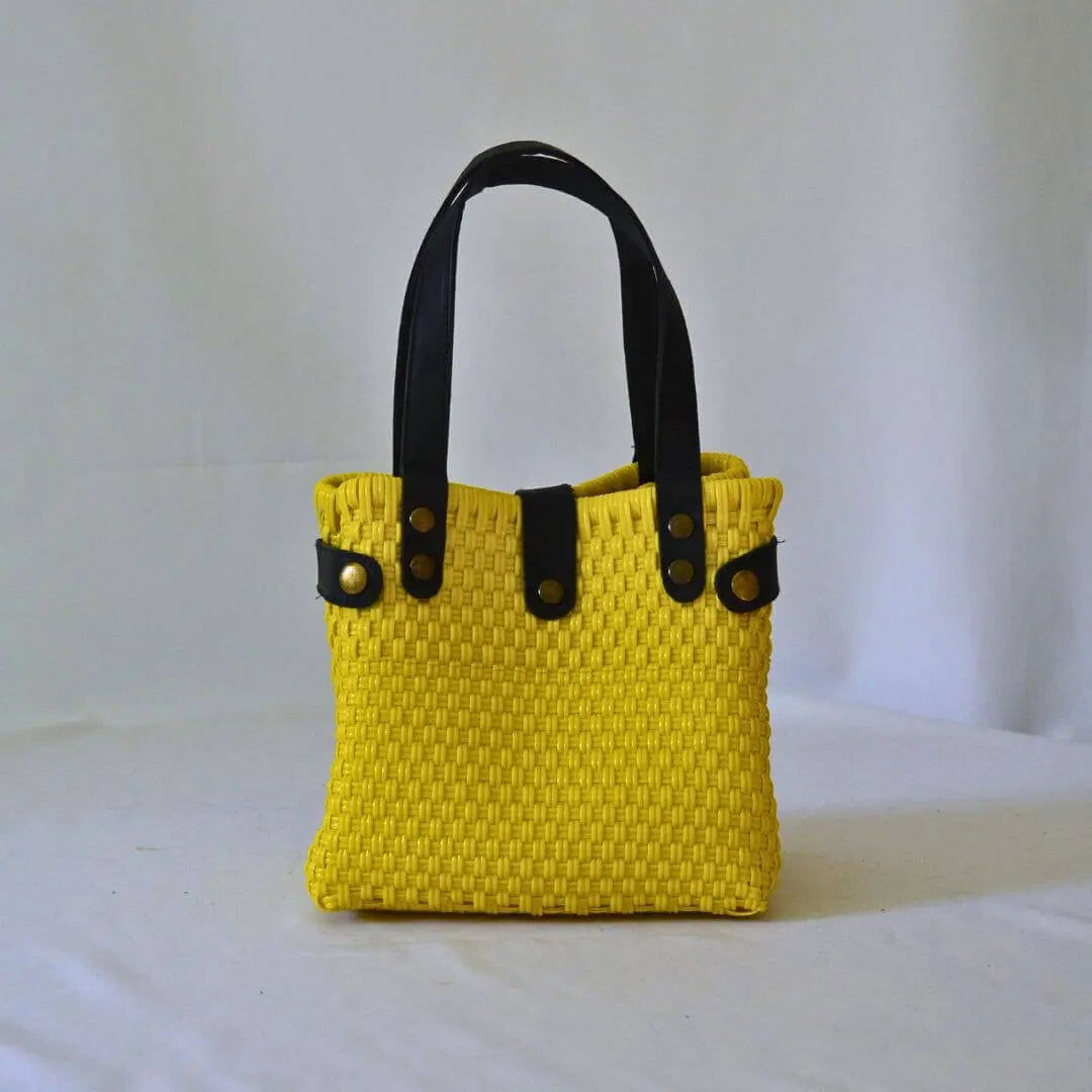 Tote mediano piel broche - Bolsa Artesanal Mx