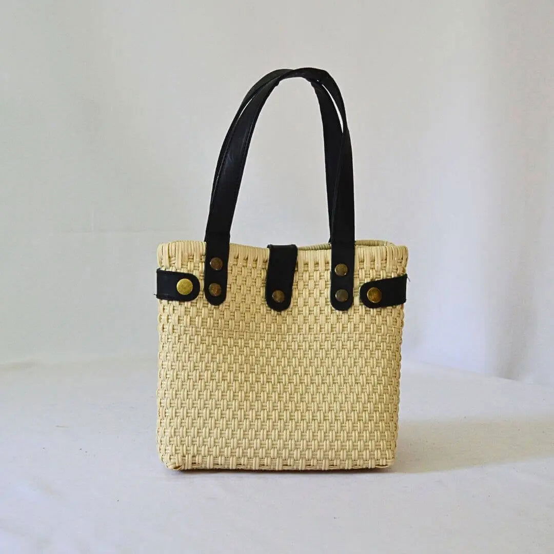 Tote mediano piel broche - Bolsa Artesanal Mx