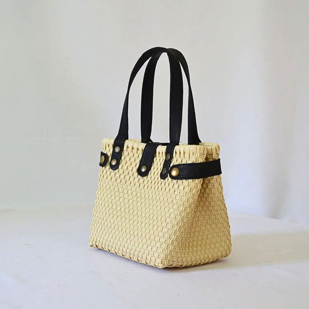 Tote mediano piel broche - Bolsa Artesanal Mx