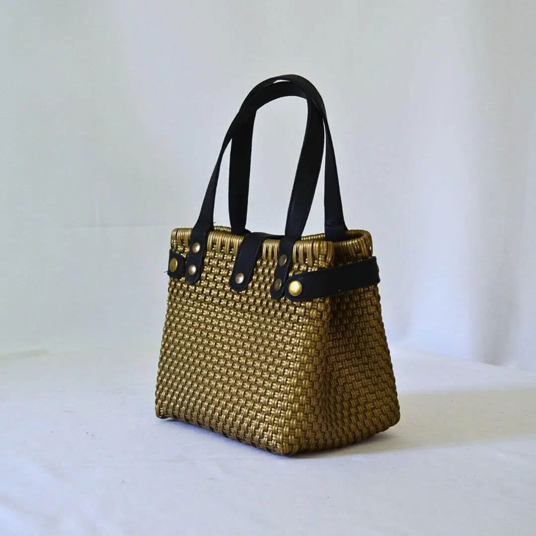 Tote mediano piel broche - Bolsa Artesanal Mx