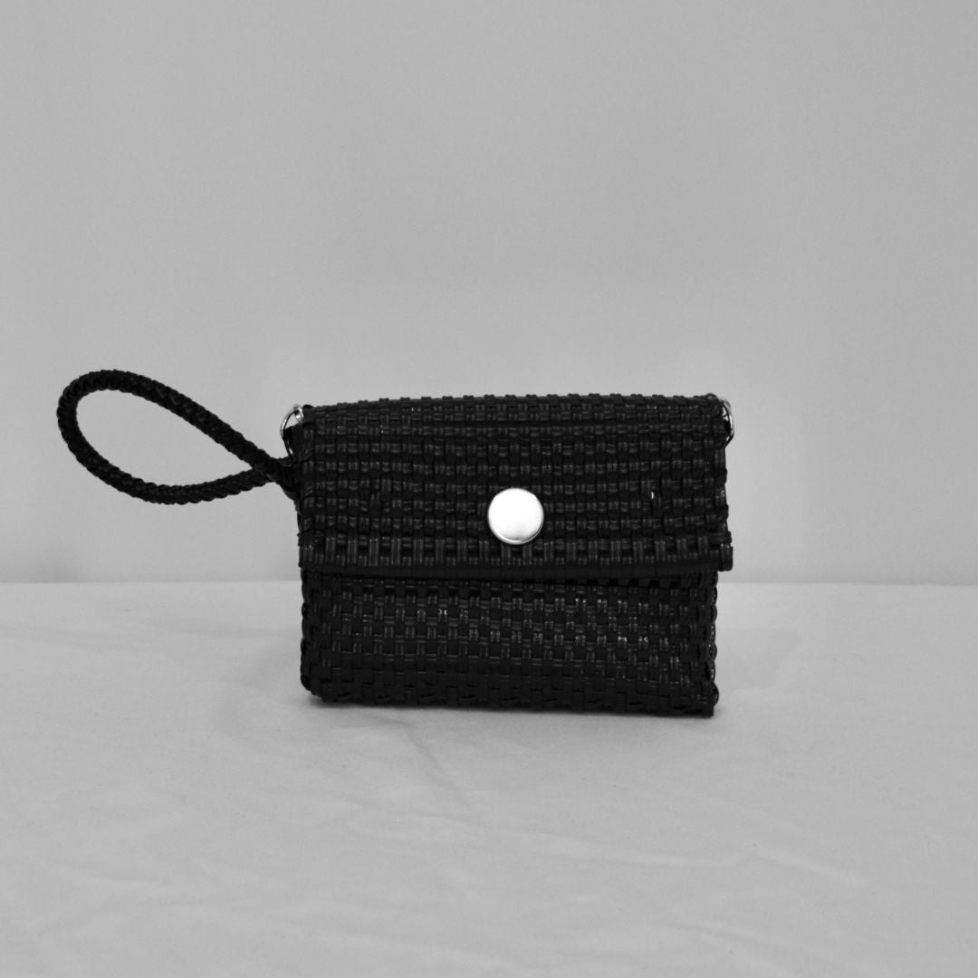 Clutch artesanal con correa - Bolsa Artesanal Mx